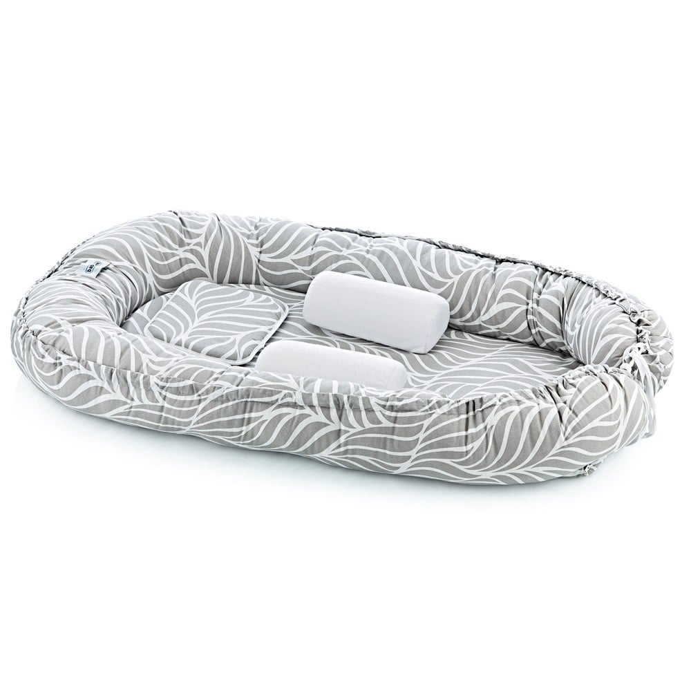 Babyjem Babynest Grey Leaf 0 Months+ Babyjem Yallatoys