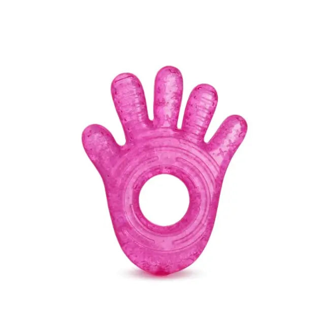 Munchkin Fun Ice Chewy Teether 1Pk  Pink Hand Munchkin Yallatoys