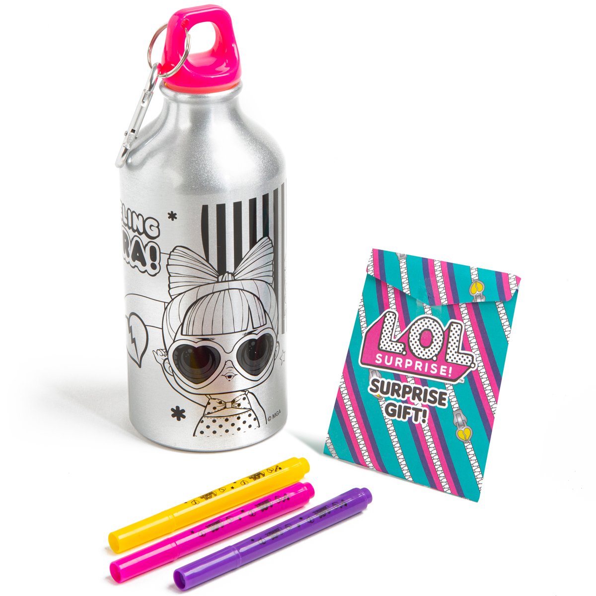 Buy LOL Surprise Doodle Water Bottle Set | Yallatoys.com