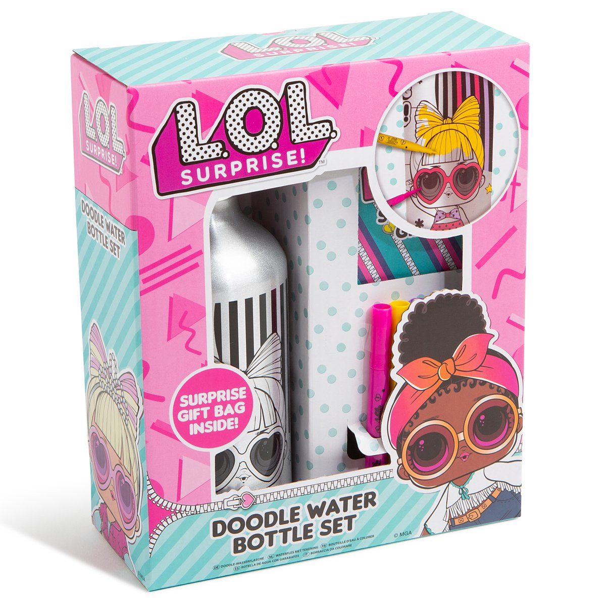 Buy LOL Surprise Doodle Water Bottle Set | Yallatoys.com