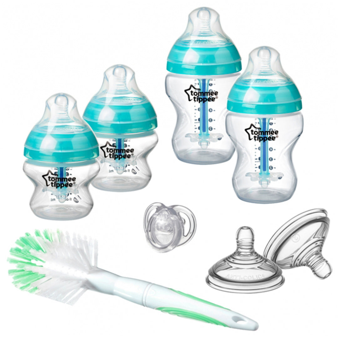 Buy Tommee Tippee Advanced Anti-Colic Feeding Bottle Kit Starter Set Blue | Yallatoys.com