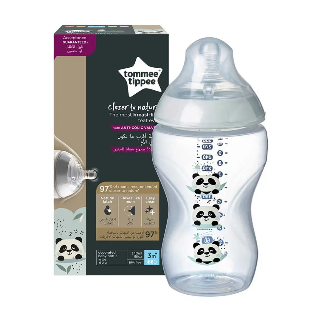 Tommee Tippee Closer To Nature Feeding Plastic Bottle 340ml 1piece Girl Tommee Tippee