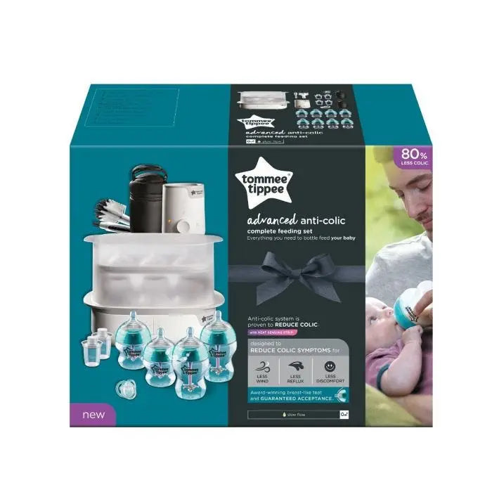 Tommee Tippee Advanced Anti-Colic Complete Feeding Set Blue Tommee Tippee Yallatoys