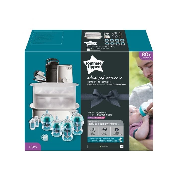 Buy Tommee Tippee Advanced Anti-Colic Complete Feeding Set Blue | Yallatoys.com