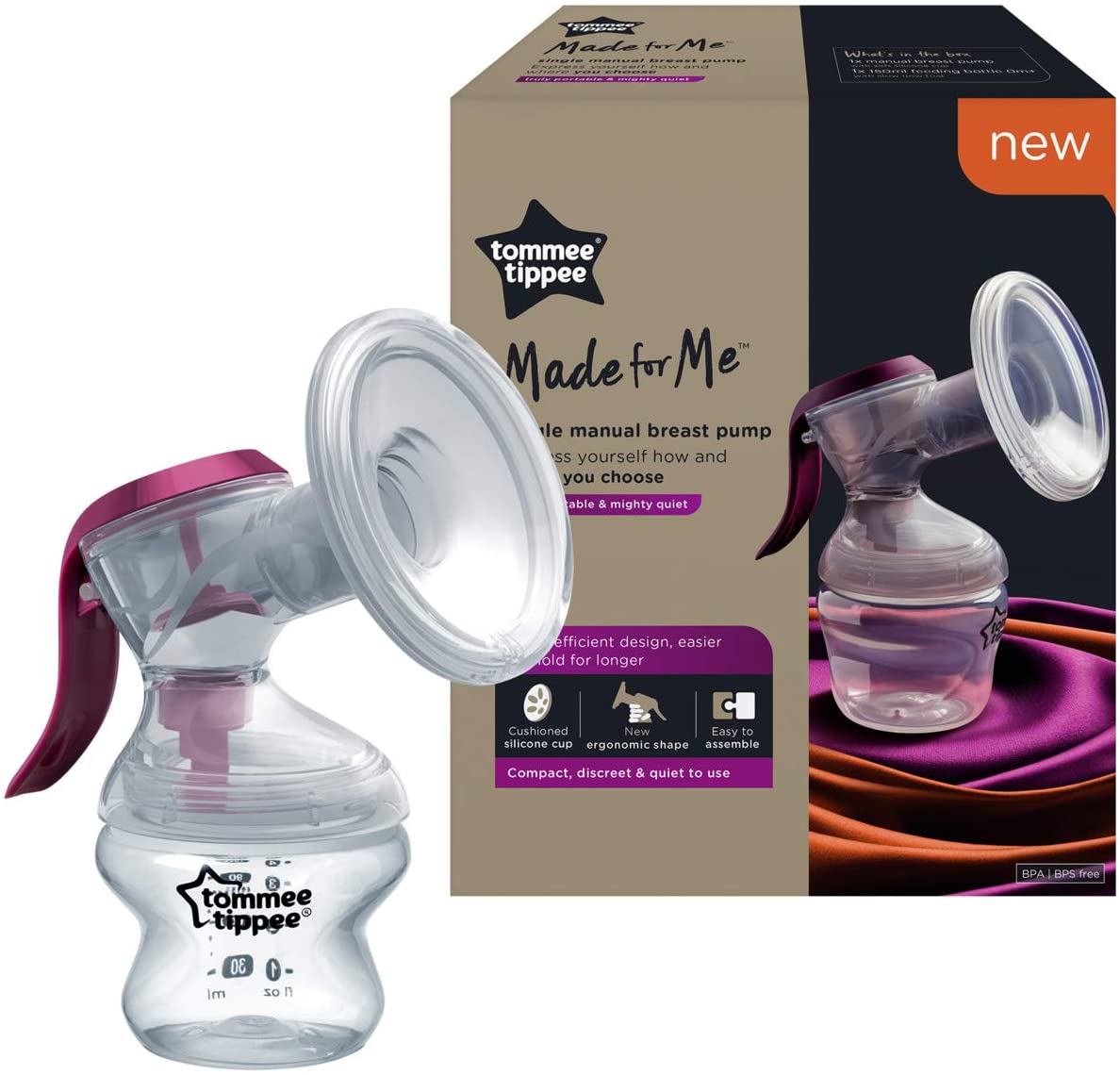 Buy Tommee Tippee Made For Me Manual Breast Pump With Soft | Yallatoys.com