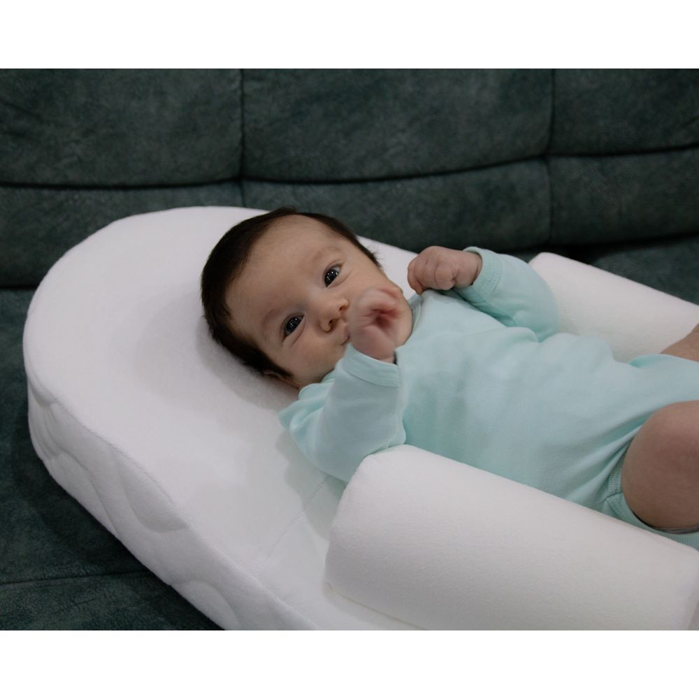 Babyjem Anti Colic Sleeping Pillow With Cherry Seed White Babyjem Yallatoys