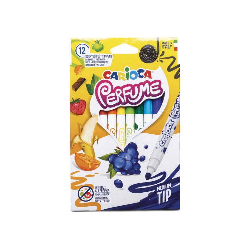 Buy Carioca Felt Tip Pens Perfume 12pcs | Yallatoys.com