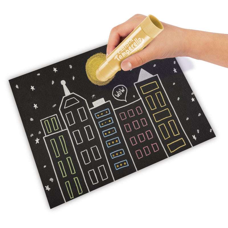 Buy Carioca Tempera Stick Metallic Color 6pcs | Yallatoys.com