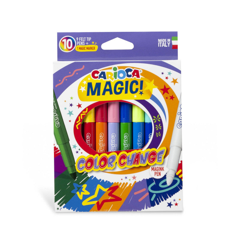 Buy Carioca Magic Felt Tip Pens Color Change 10pcs | Yallatoys.com
