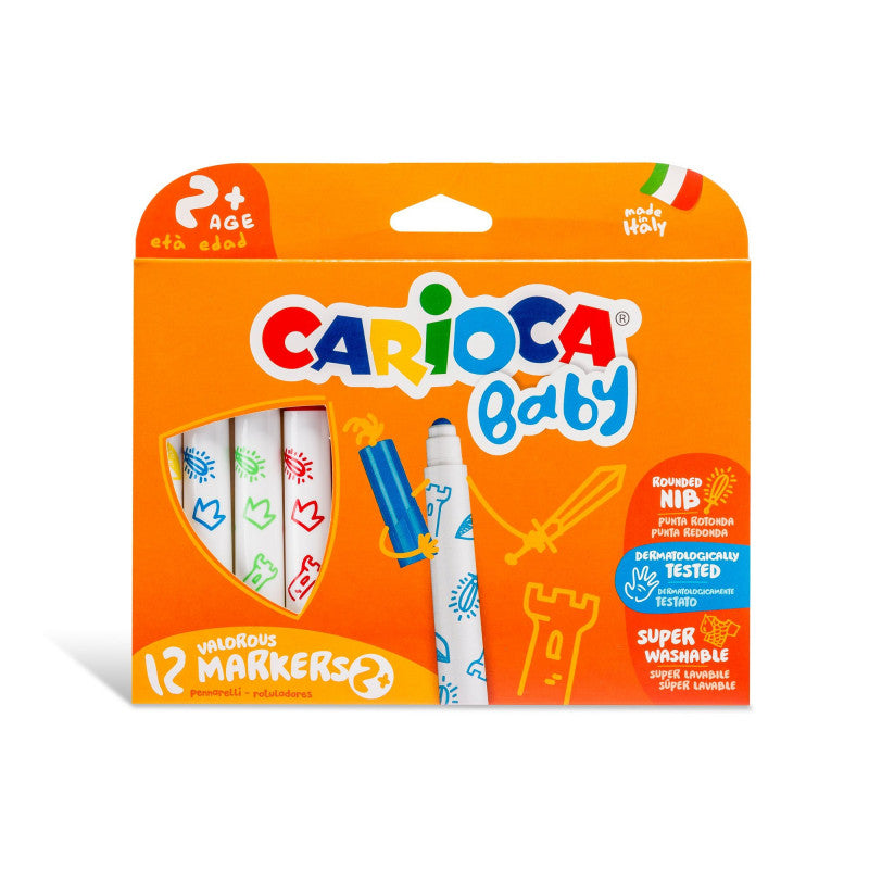 Buy Carioca Valorous Marker Baby 12pcs | Yallatoys.com