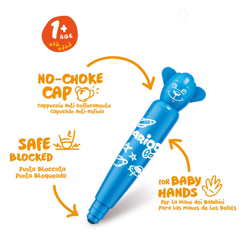 Buy Carioca Teddy Markers Baby 12pcs | Yallatoys.com