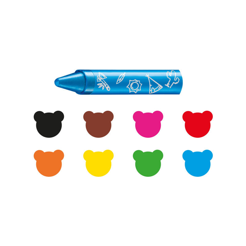 Buy Carioca Crayons Wild Set Of 8pcs Watersoluble | Yallatoys.com