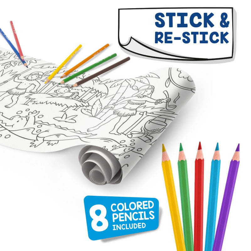 Buy Carioca Roll Jungle & 8pcs Color Pencil Set | Yallatoys.com