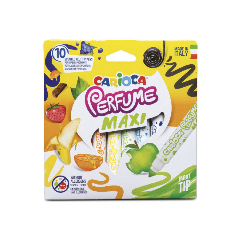 Buy Carioca Felt Tip Pens Perfume Maxi 10pcs | Yallatoys.com