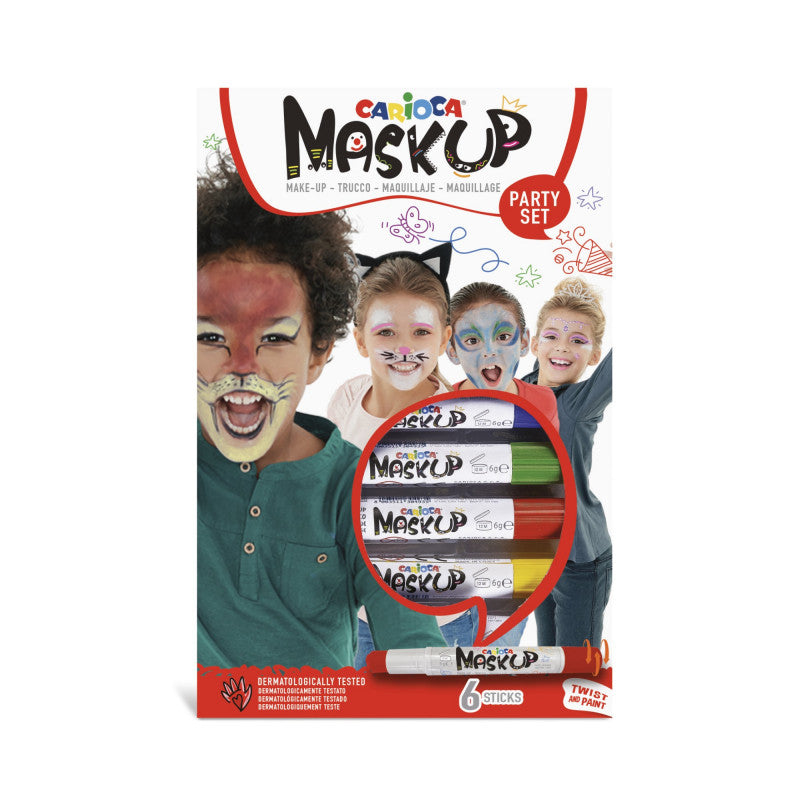 Buy Carioca Face Paint Mask Up Party 6pcs (Sold Separately Subject To Availability) | Yallatoys.com