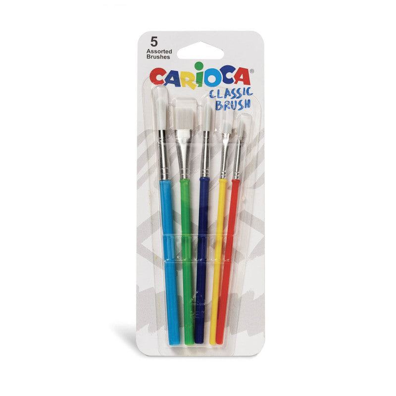 Buy Carioca Brushes Classic Brush 5pcs | Yallatoys.com