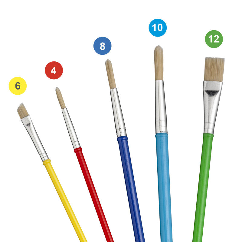 Buy Carioca Brushes Classic Brush 5pcs | Yallatoys.com