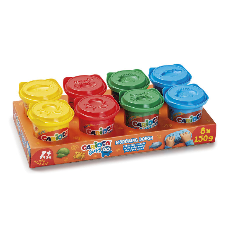 Buy Carioca Modelling Dough Baby Do 150g 8pcs | Yallatoys.com