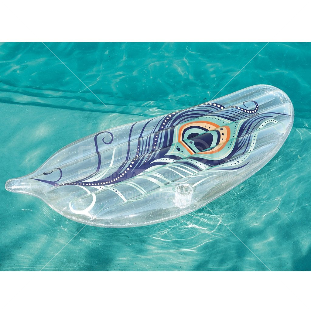 Buy 6'2" X 31"/1.89M X 79Cm Peacock Feather Lounge | Yallatoys.com