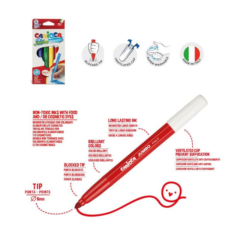 Buy Carioca Travel Suitcase 30 Felt Tipcs & Coloring Album | Yallatoys.com