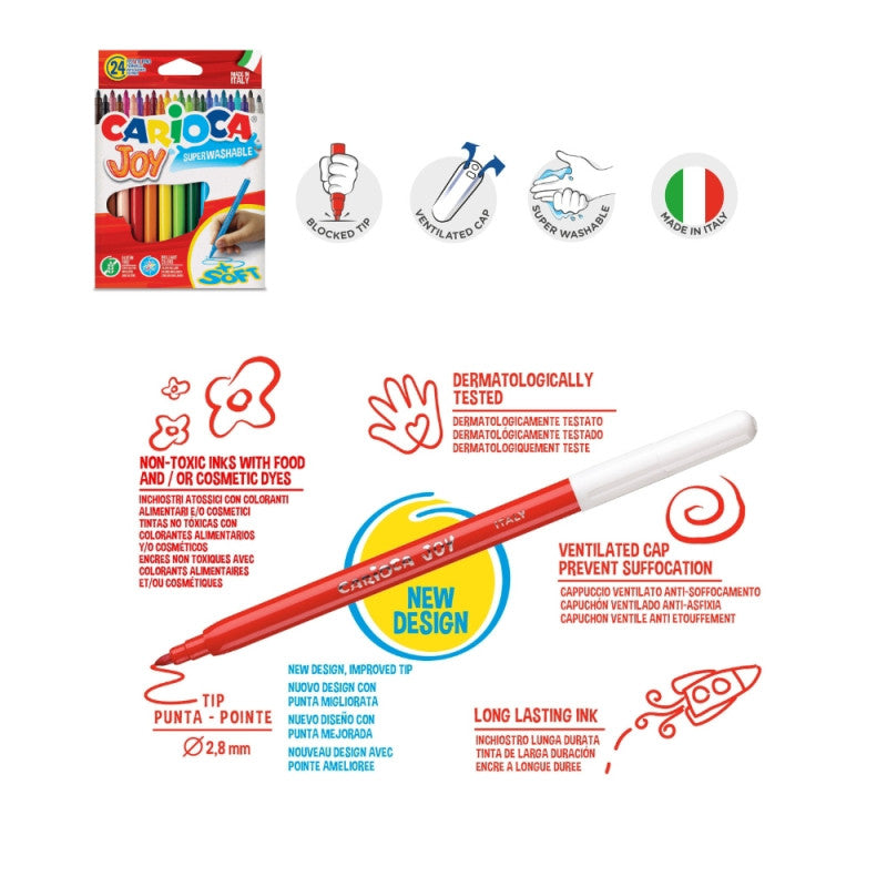 Buy Carioca Coloring Set Play With Color Set Of 60pcs | Yallatoys.com