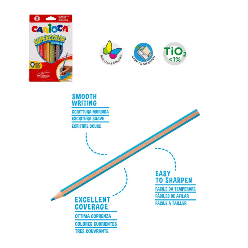 Buy Carioca Coloring Set Play With Color Set Of 60pcs | Yallatoys.com