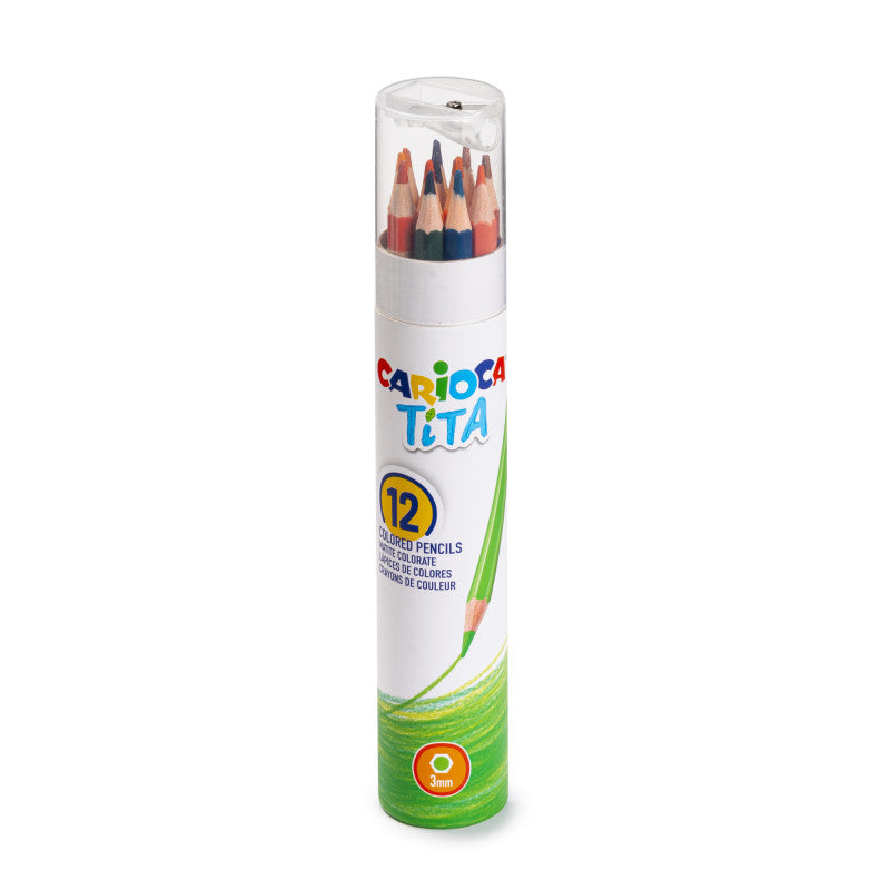 Buy Carioca Color Pencil Hexagonal Set Of 12pcs | Yallatoys.com