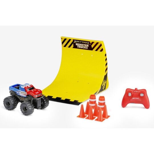 Buy New Bright Big Foot Monster Truck Back Flip Derby Remote Control | Yallatoys.com