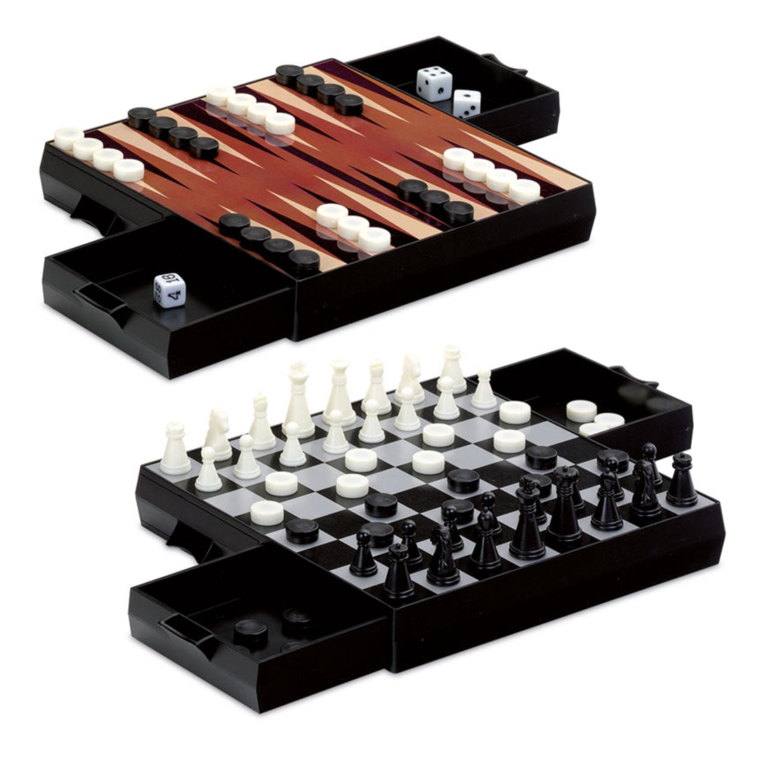 Buy Cayro Chess Checkers Backgammon Magnetique-Game of Observation and Logic-Table Game | Yallatoys.com