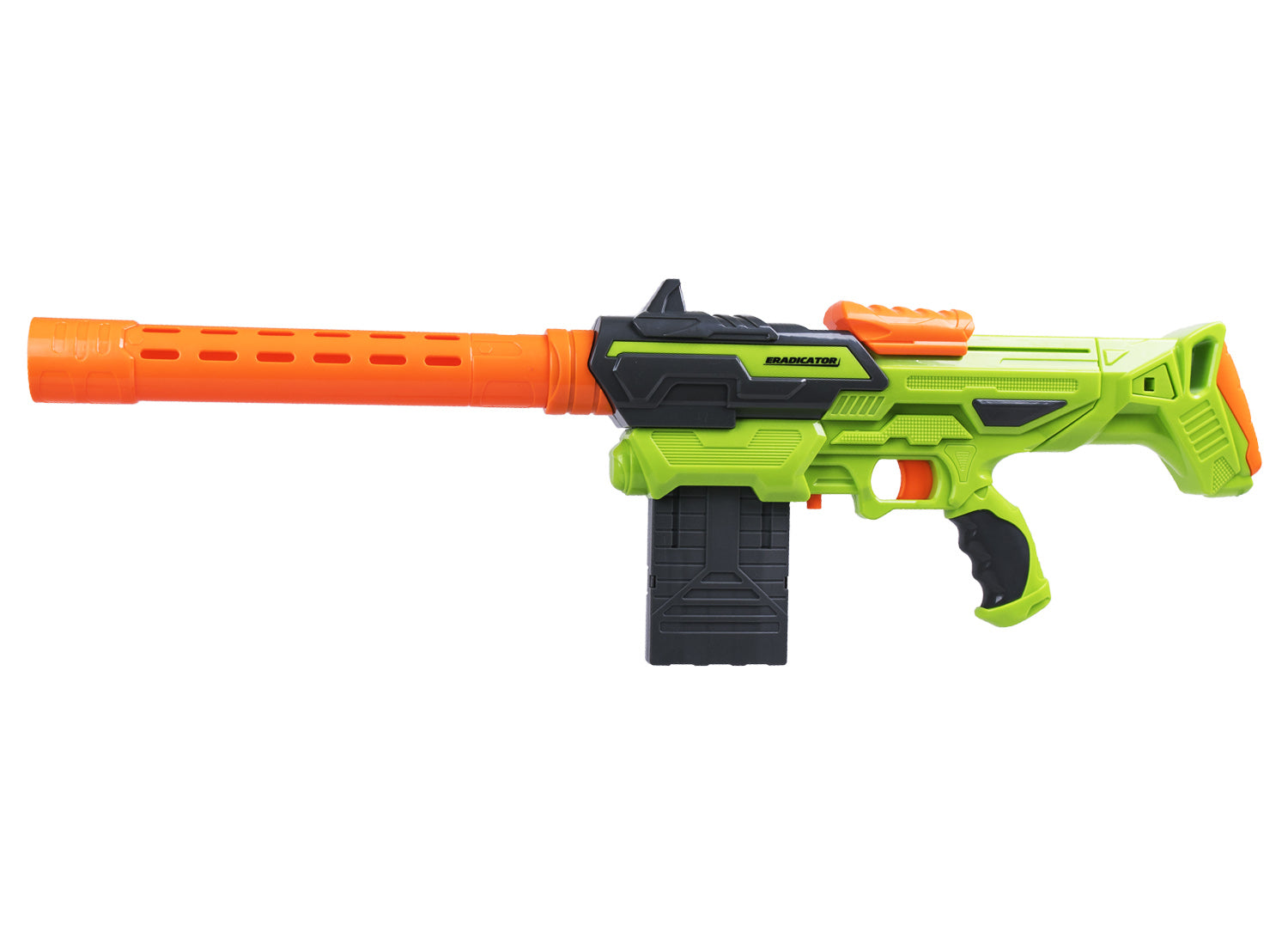 Buy Buzz Bee Air Warriors Eradicator Blaster Toy Gun Comes with lot of Accessories Comes with 2 Magazines, Barrel, Shoulder Stock and 20 Darts | Yallatoys.com