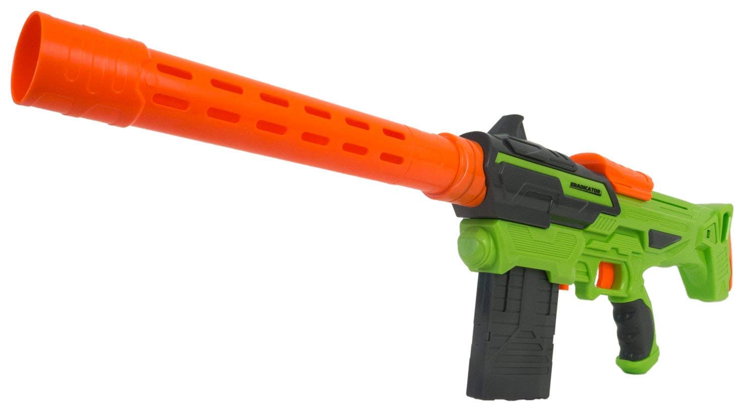 Buy Buzz Bee Air Warriors Eradicator Blaster Toy Gun Comes with lot of Accessories Comes with 2 Magazines, Barrel, Shoulder Stock and 20 Darts | Yallatoys.com