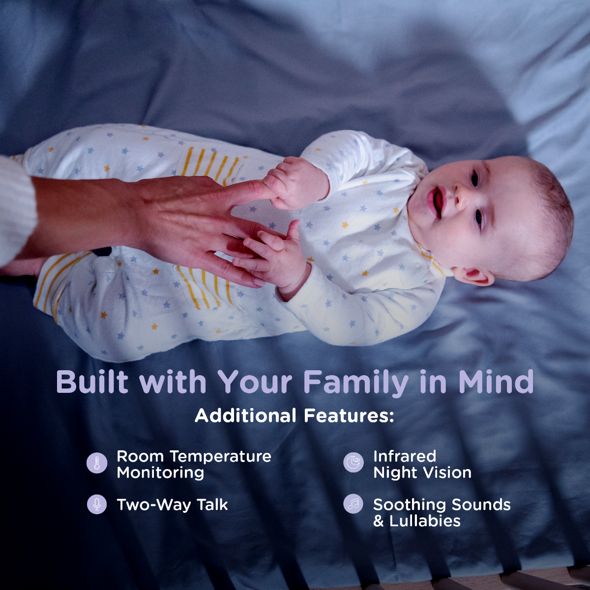 Hubble Smart Hd Baby Monitor With Night Light Hubble Yallatoys