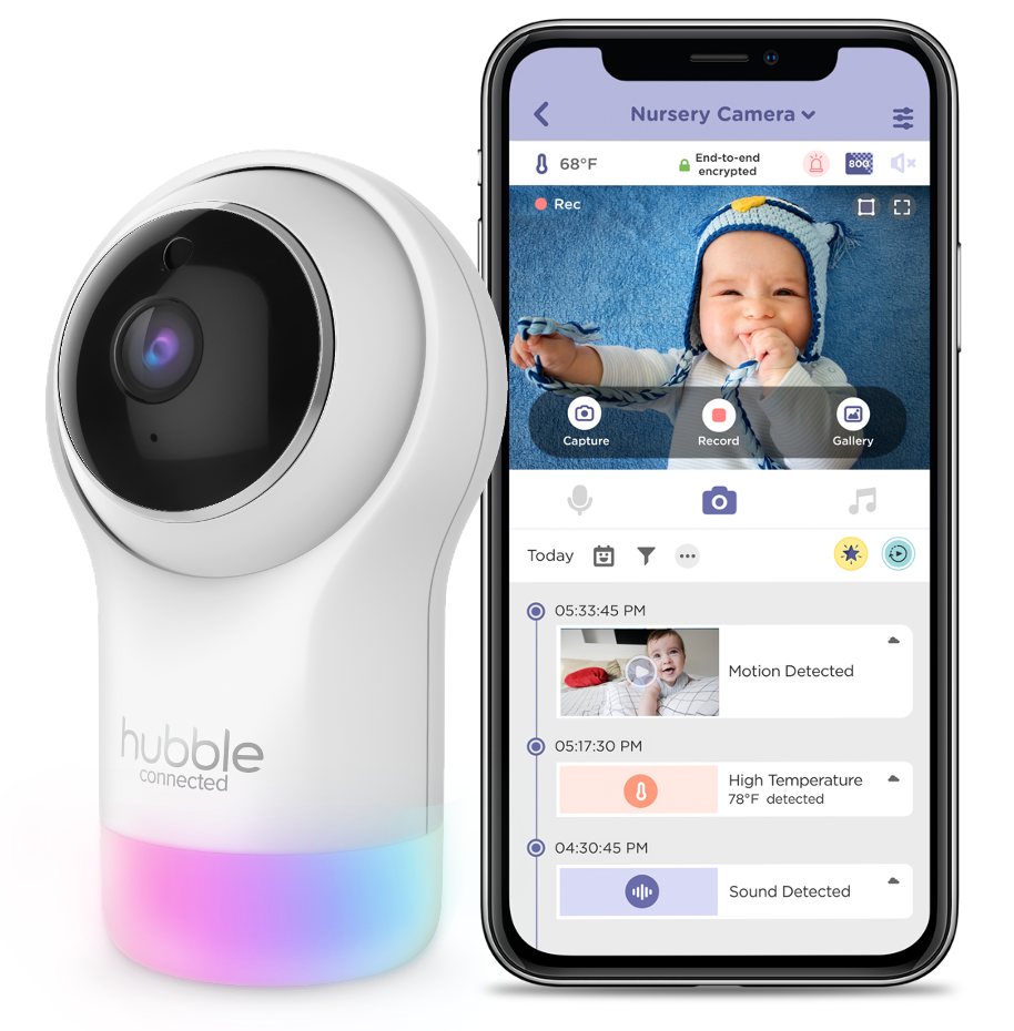 Hubble Smart Hd Baby Monitor With Night Light Hubble Yallatoys