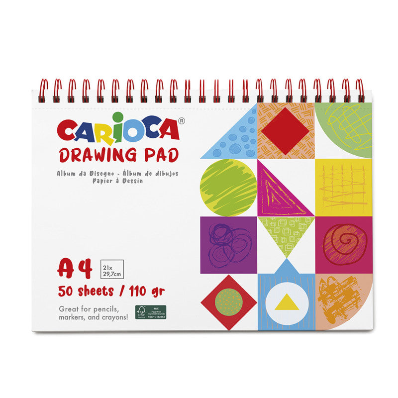 Buy Carioca Coloring Pad A4 50 Sheets | Yallatoys.com