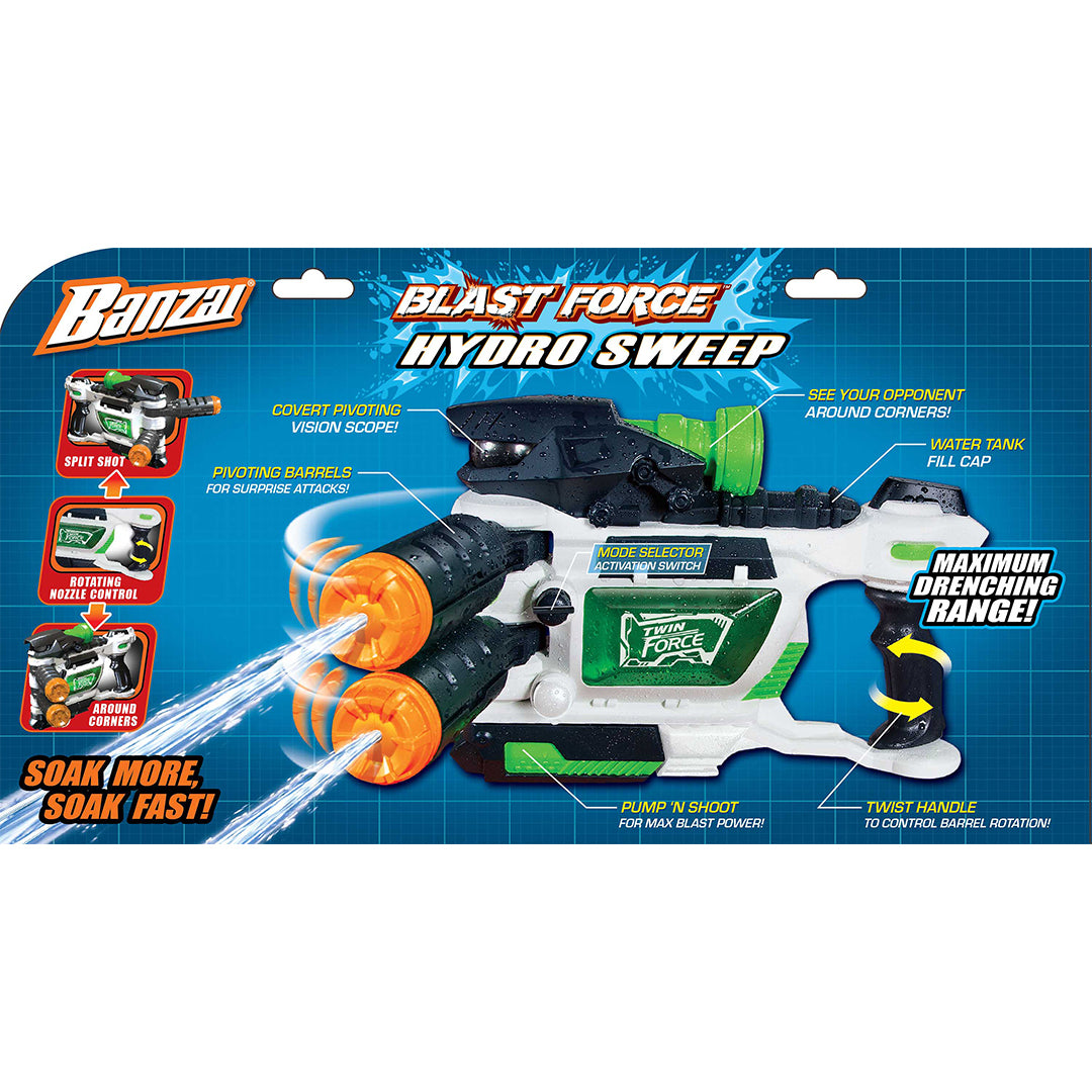 Buy Banzai Twin Force Hydro Sweep Water Blaster | Yallatoys.com