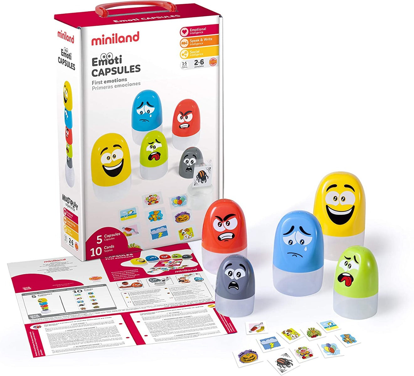 Buy Miniland Educational Emoti Capsules Playset for Kids | Yallatoys.com
