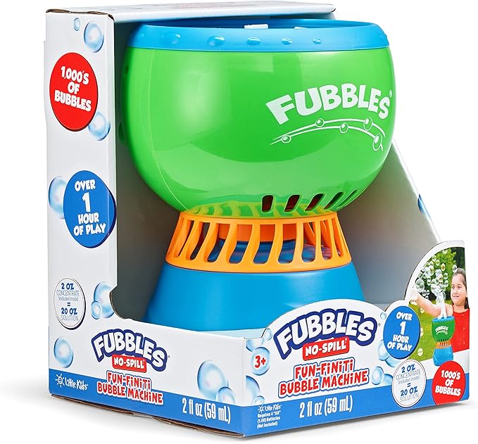 Buy Fubbles Little kids fubbles no spill fun finiti bubble machine active play | Yallatoys.com