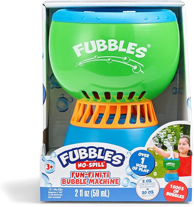 Buy Fubbles Little kids fubbles no spill fun finiti bubble machine active play | Yallatoys.com