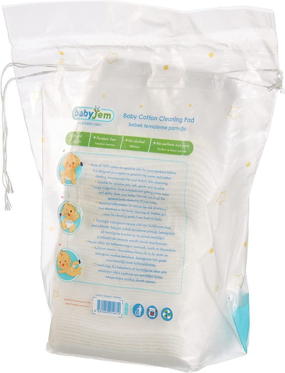 Babyjem Baby Cotton Cleaning Pad 60 Pcs Babyjem Yallatoys