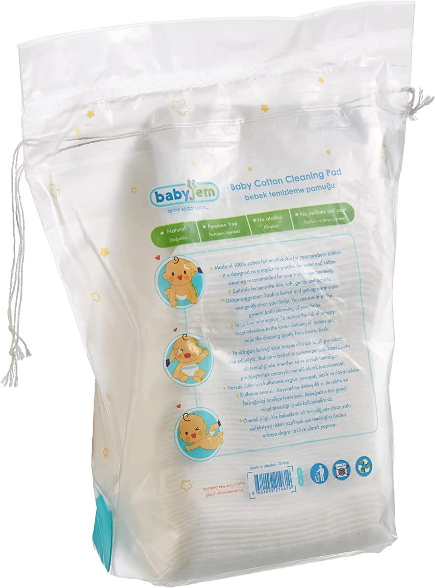 Babyjem Baby Cotton Cleaning Pad 60 Pcs Babyjem Yallatoys