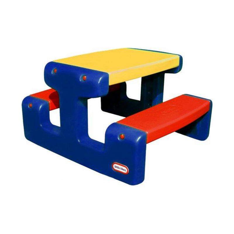 Buy Little Tikes Large Picnic Table (Primary) Seats Up to 6 Kids | Yallatoys.com