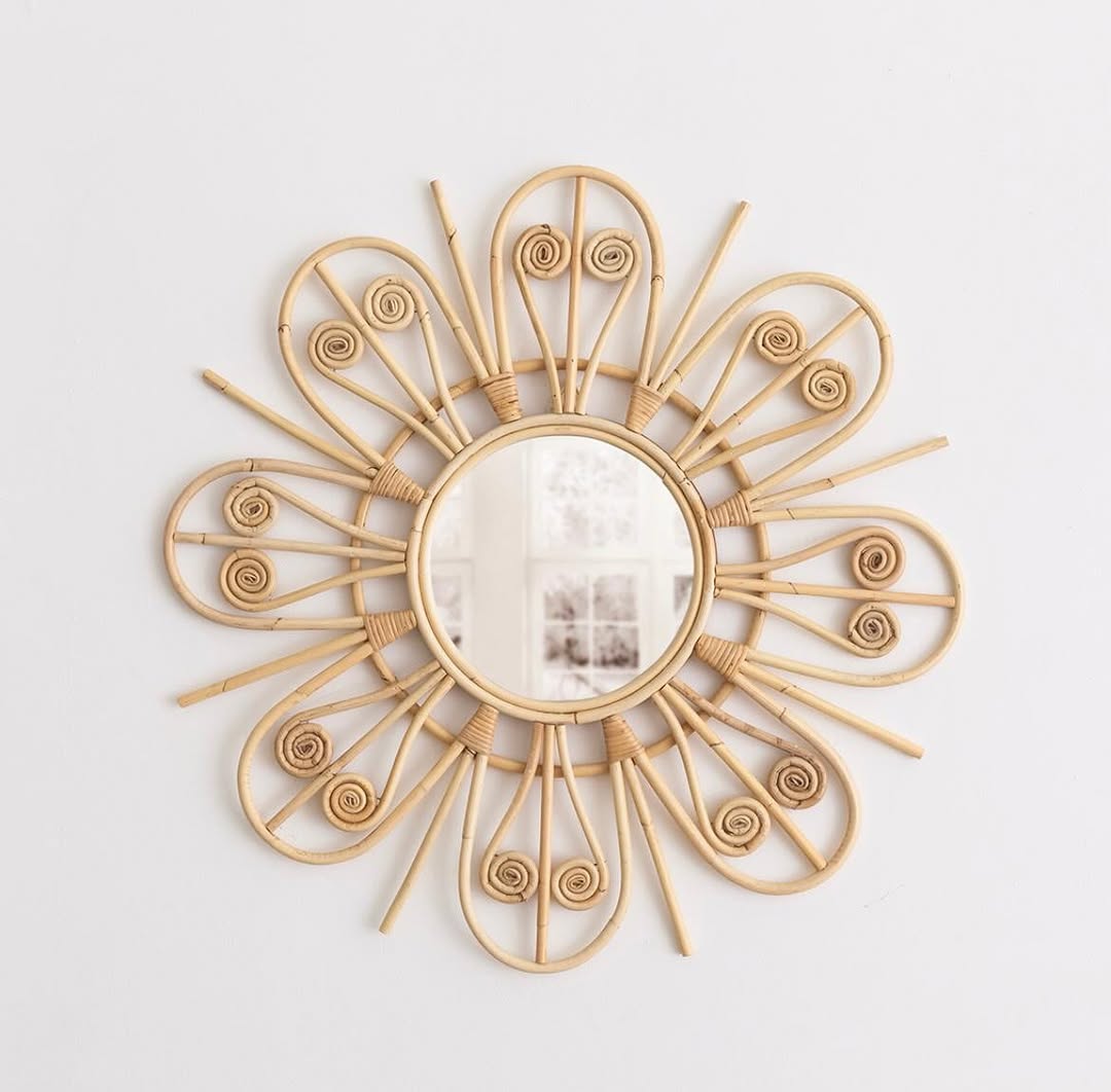 Cuddle Asta Rattan Mirror Cuddle Yallatoys