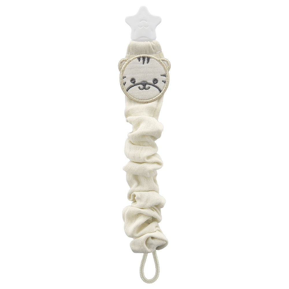 Babyjem Pacifier Hanger With Raw Silk Material(Muslin  0 Months+ - 2 Babyjem Yallatoys