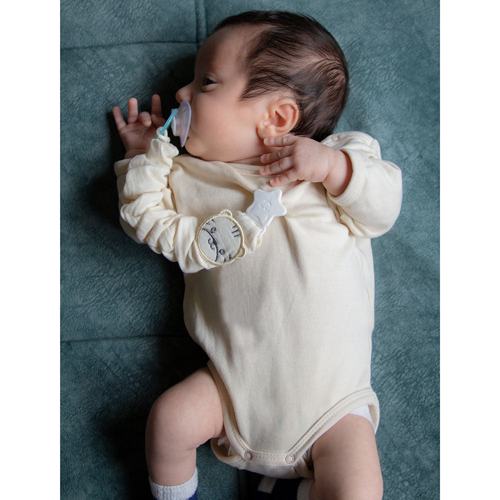 Babyjem Pacifier Hanger With Raw Silk Material(Muslin  0 Months+ - 2 Babyjem Yallatoys