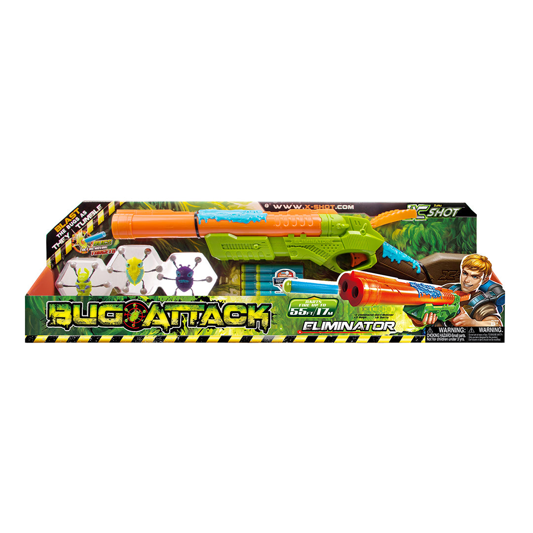 Buy X-Shot Bug Attack, Eliminator Open Box ( 3Bugs,8Darts) | Yallatoys.com