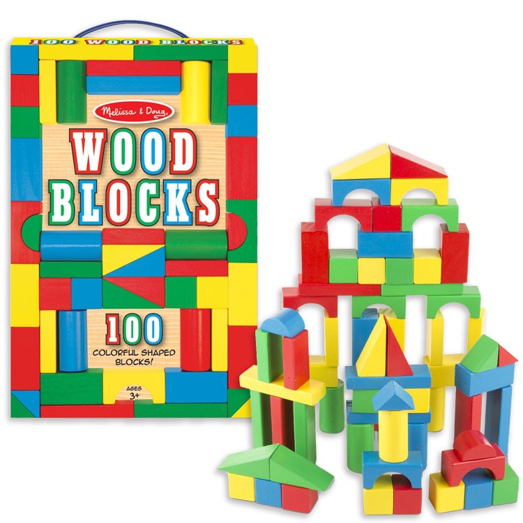 Buy 100 Wood Blocks Set#481 | Yallatoys.com