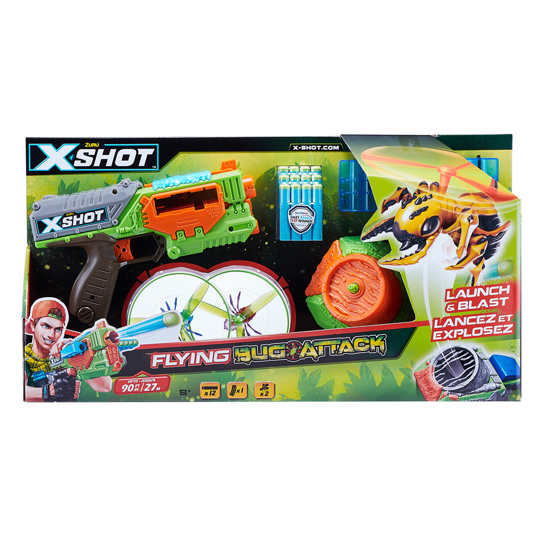 Buy X Shot Zuru Bug Attack Swarm Seeker 2 Flying Bugs,12 Darts,1 Bug Launcher | Yallatoys.com