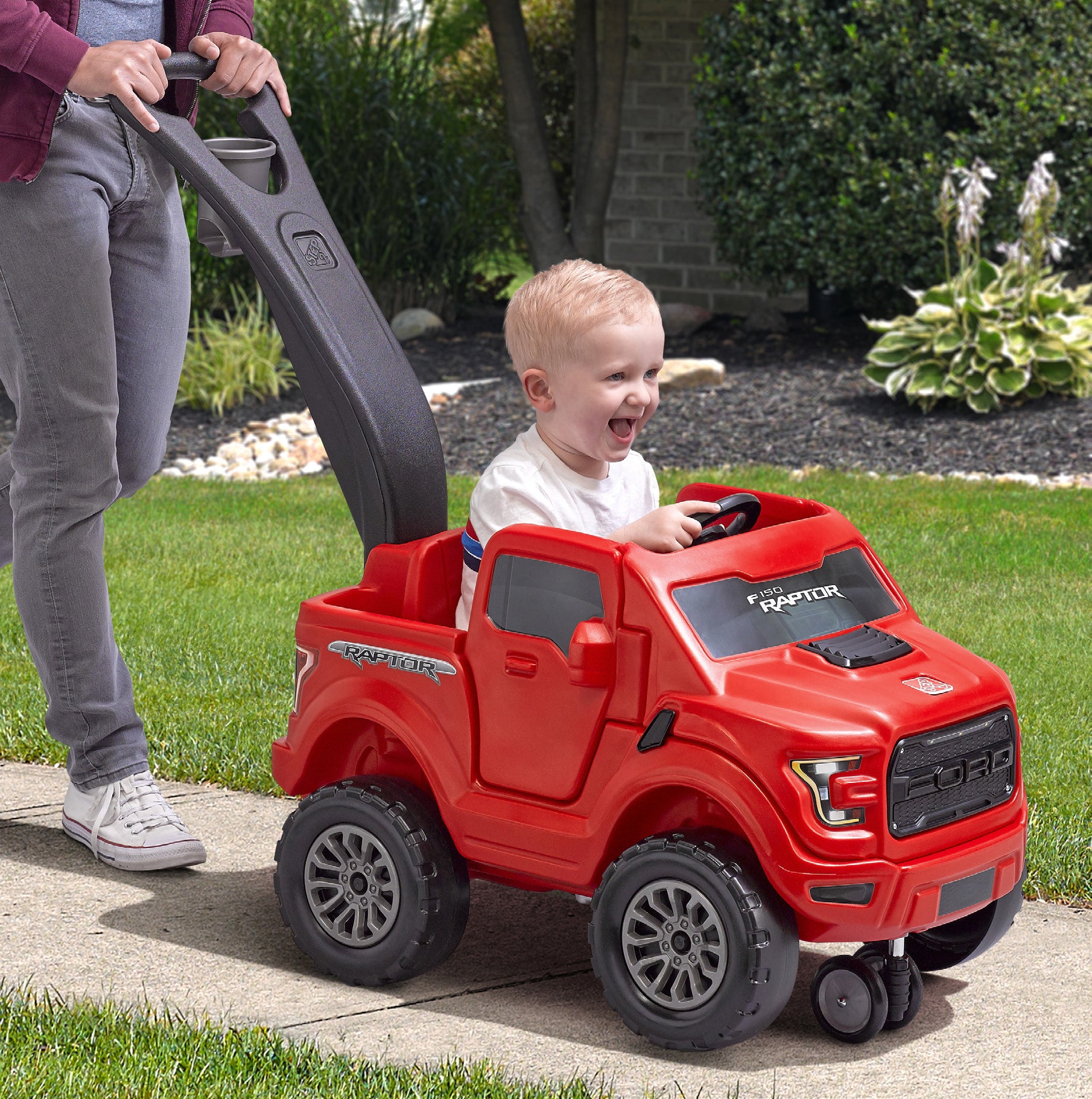 Buy Step 2 Ford F-150 Svt Raptor Red 2-In-1 | Yallatoys.com