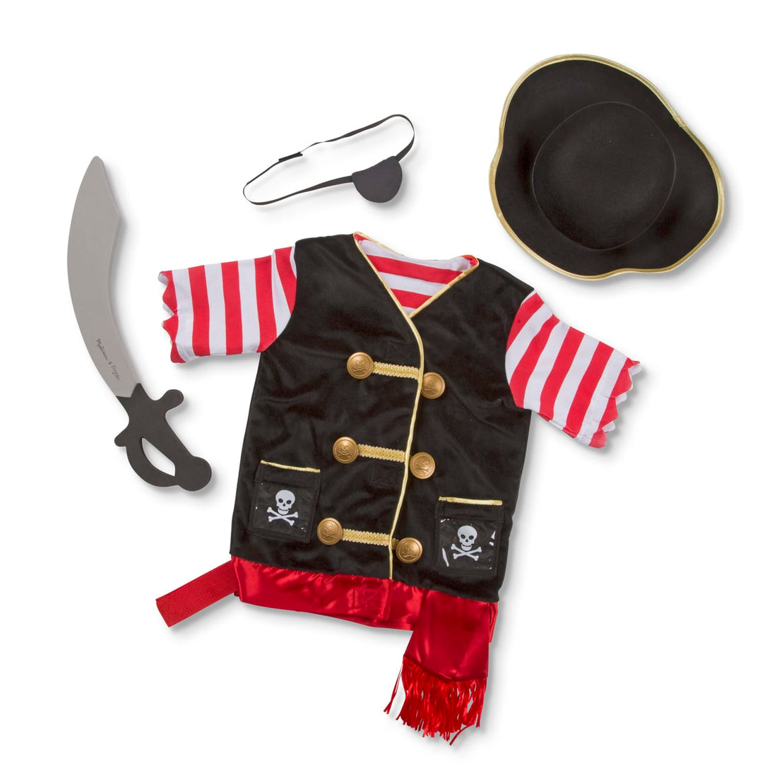 Buy Melissa & Doug Pirate Role Play Costume Set | Yallatoys.com