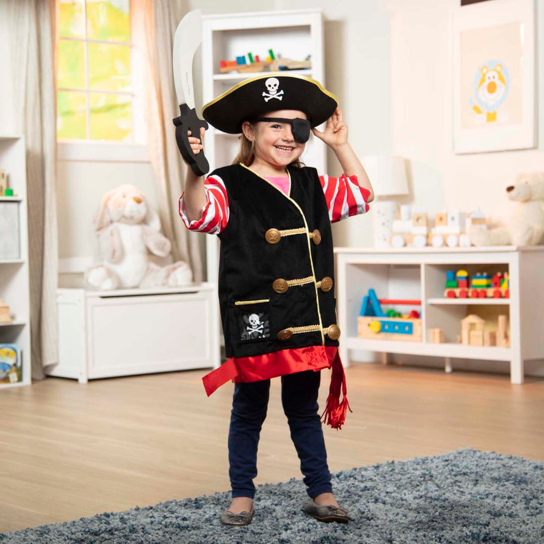 Buy Melissa & Doug Pirate Role Play Costume Set | Yallatoys.com